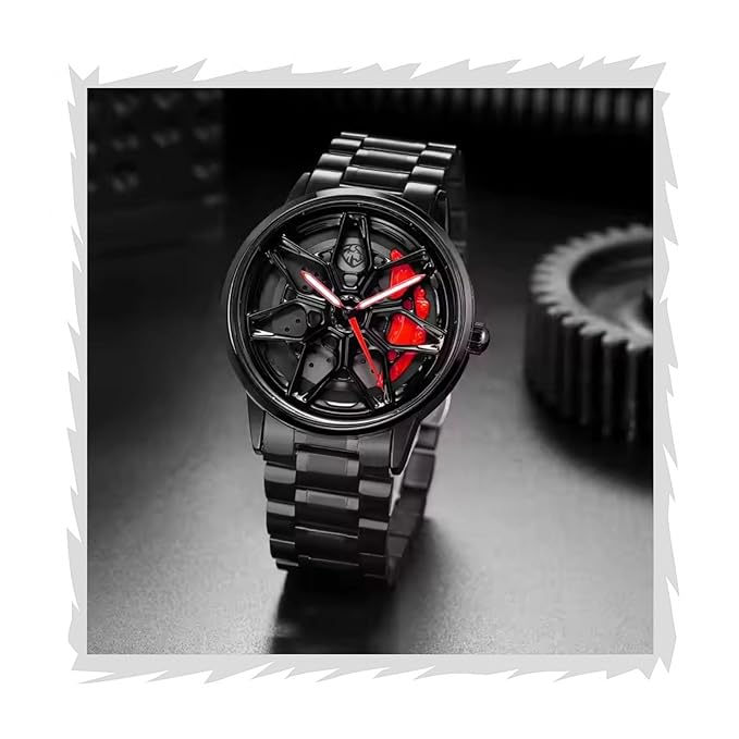 wheel rotating watches analog